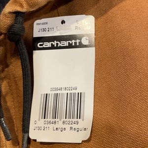 Carhartt washed duck insulated active jacket